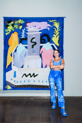Irene-Fernandez-Arcas-Chronicles of a fountain exhibition, Berlin Art week, Mittegarten, H&M collaboration,